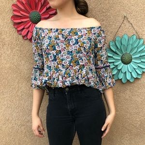 Floral Crop Top